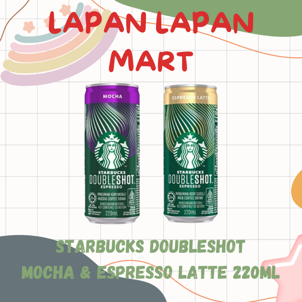 

Starbucks Doubleshot Mocha & Espresso Latte 220ml