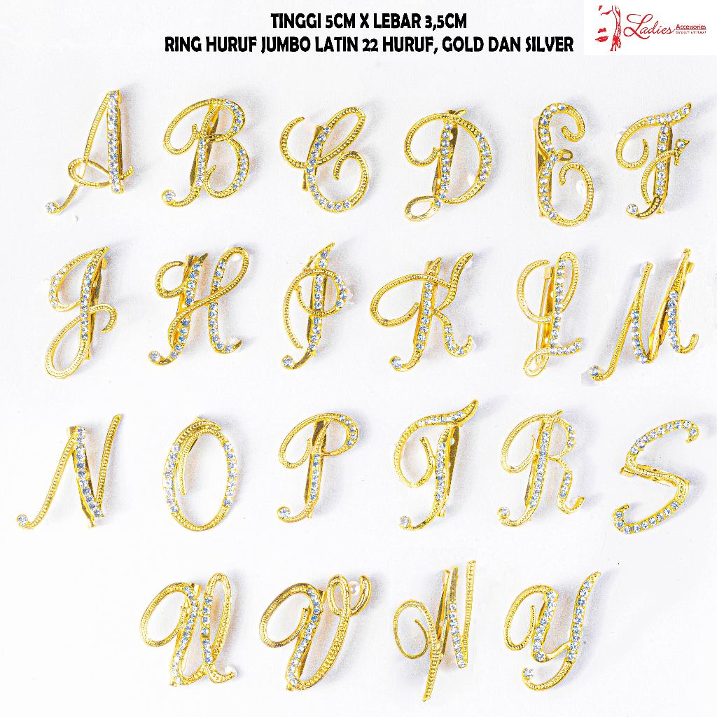 Bros / Huruf / Jilbab / Hijab / Kebaya /  Bros premium Aksesoris Elegan