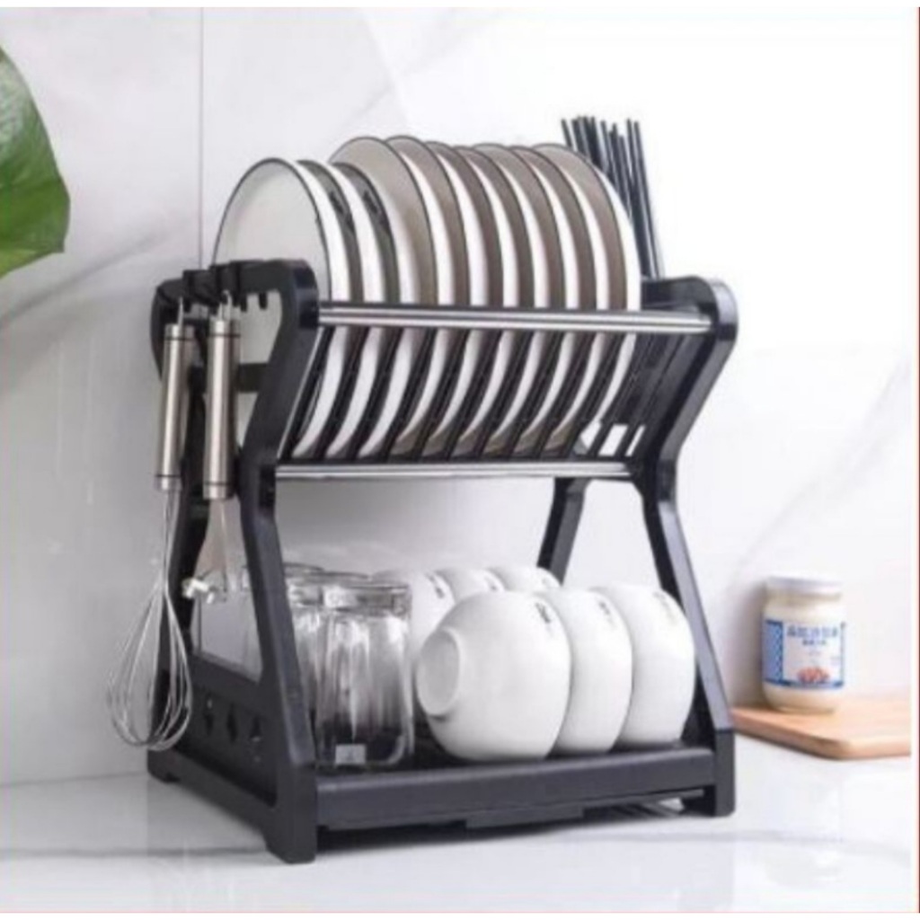 Rak Piring 2 Susun Plastik Rak Piring 2 Susun Plastik Rak Pengering Piring
