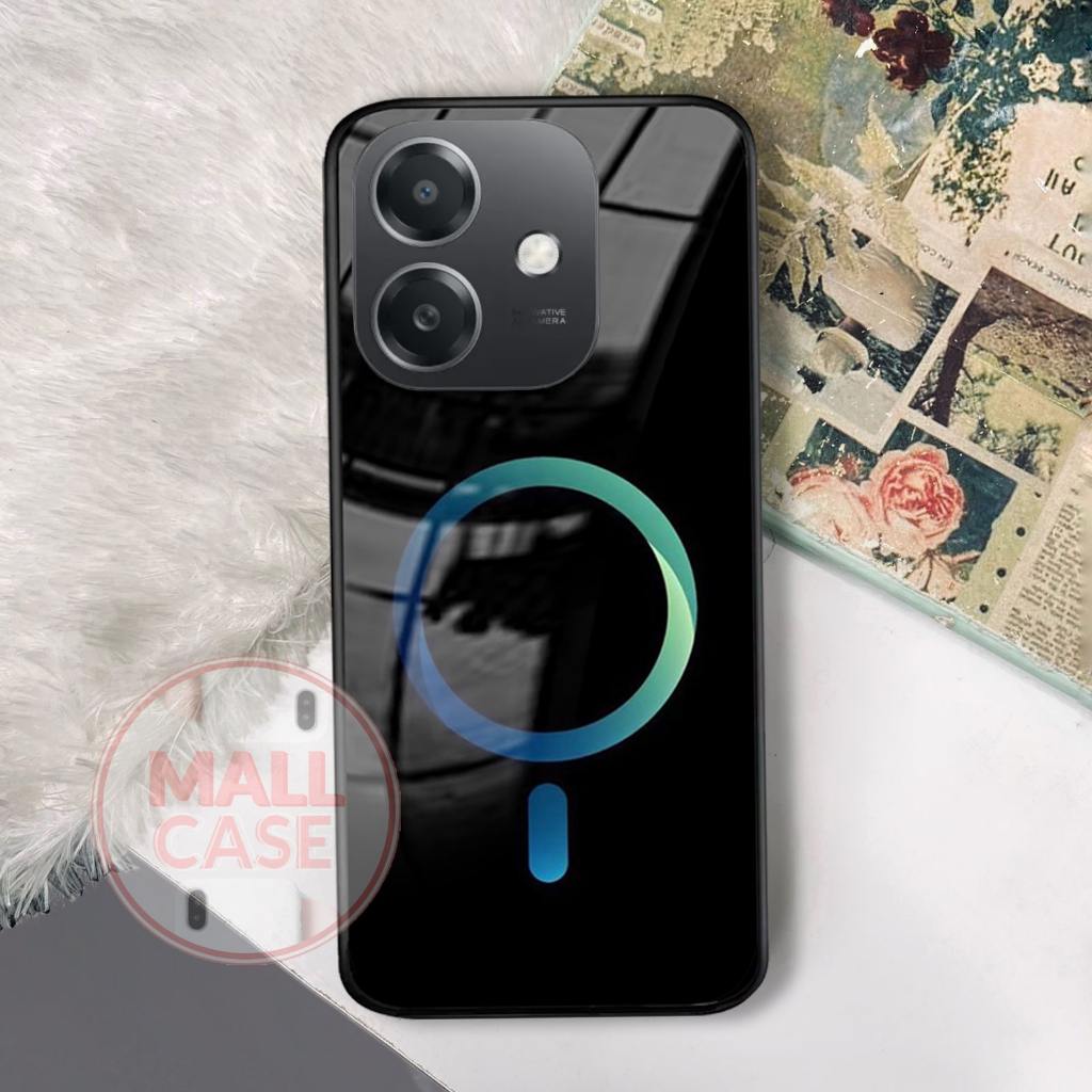 Softcase Glass Kaca Oppo A5i Terbaru 2025 [SCK01] Case Oppo A5i - Casing Handphone Oppo A5i - Pelind