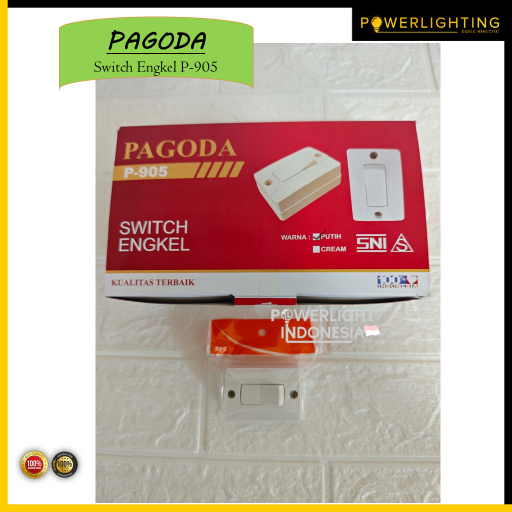 Pagoda P - 905 Saklar Engkel Piano Tempel OB Cream