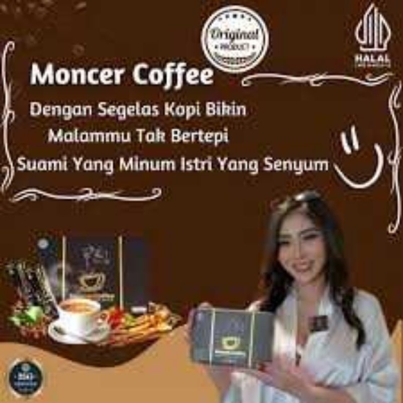 

coffee monceerr sekali minum mama yang senyum 1 bok isi 8sachet