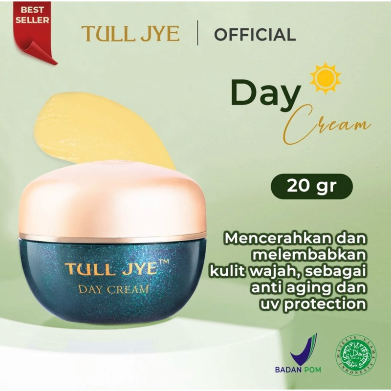 TUL JYE DAY CREAM 20g | TULL JYE CREAM SIANG | TULL JYE CREAM SIANG HIJAU | TULL JYE DAY CREAM HIJAU