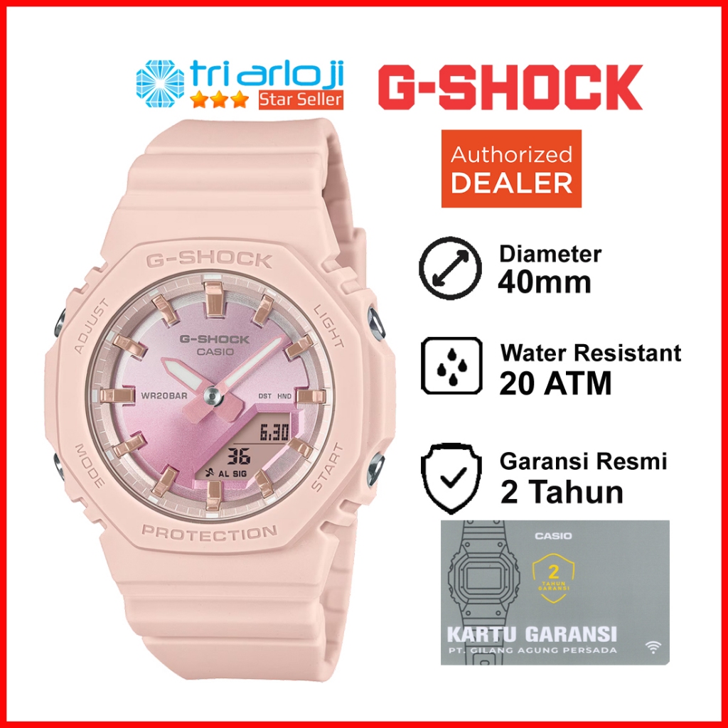 Casio G-Shock GMA-P2100SG-4ADR Jam Tangan Wanita GSHOCK GMA-P2100SG-4A GMA-P2100SG GMAP2100SG Pink