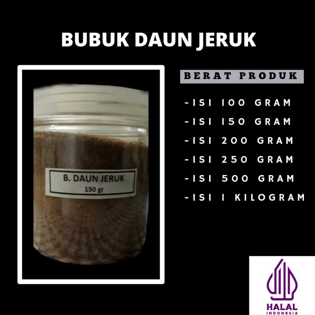 

Daun jeruk bubuk murni 100%