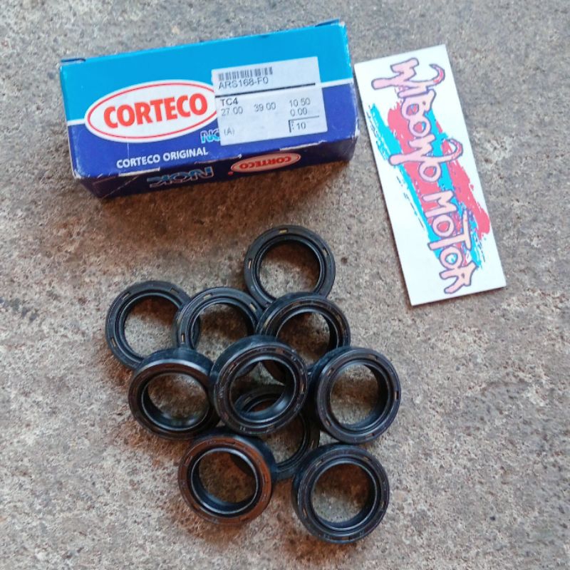 SEAL SHOCK SKOK DEPAN GL100 WIN SATRIA 2T TORNADO CB100 A100 NOK CORTECO (SINGLE PIR) 1PCS