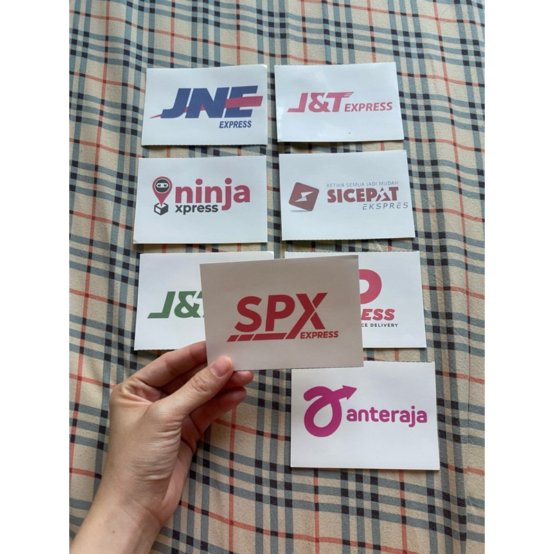 

Sticker Expedisi JNE,J&T,ninja,spx,antaraja,sicepat,ID express