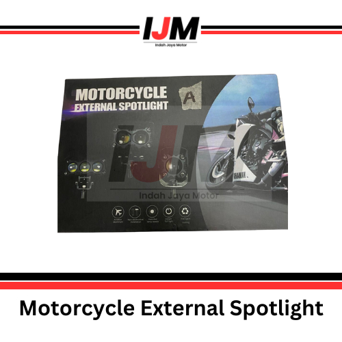 WERACE LED MOTORCYCLE EXTERNAL SPOTLIGHT 4500 LM 1 BOX