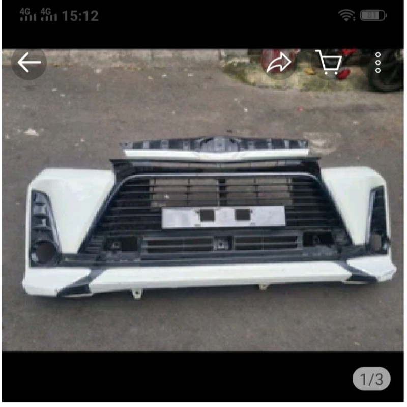 bumper bumper depan Avanza Veloz original 2019 2020 2021