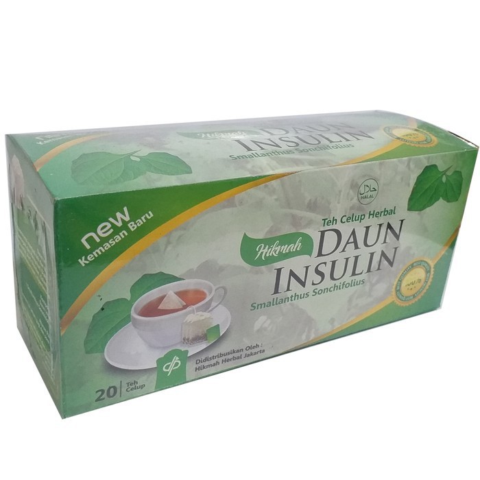

Teh Celup Herbal Daun Insulin Hikmah Isi 20 Teh Celup