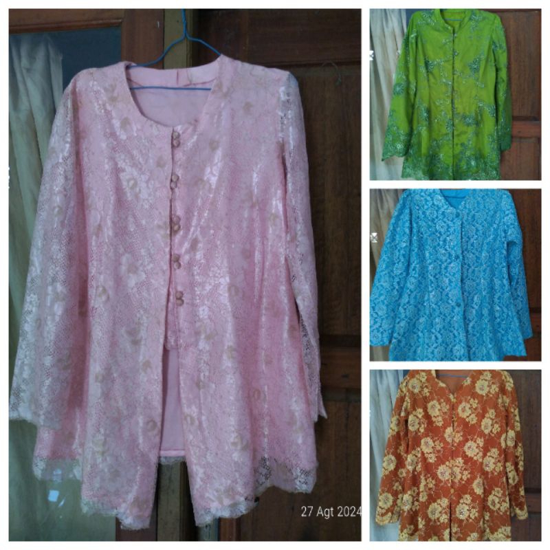 Kebaya PL/kebaya brokat PL/kebaya preloved/brokat preloved/brokat seken/kebaya brokat second/kebaya 