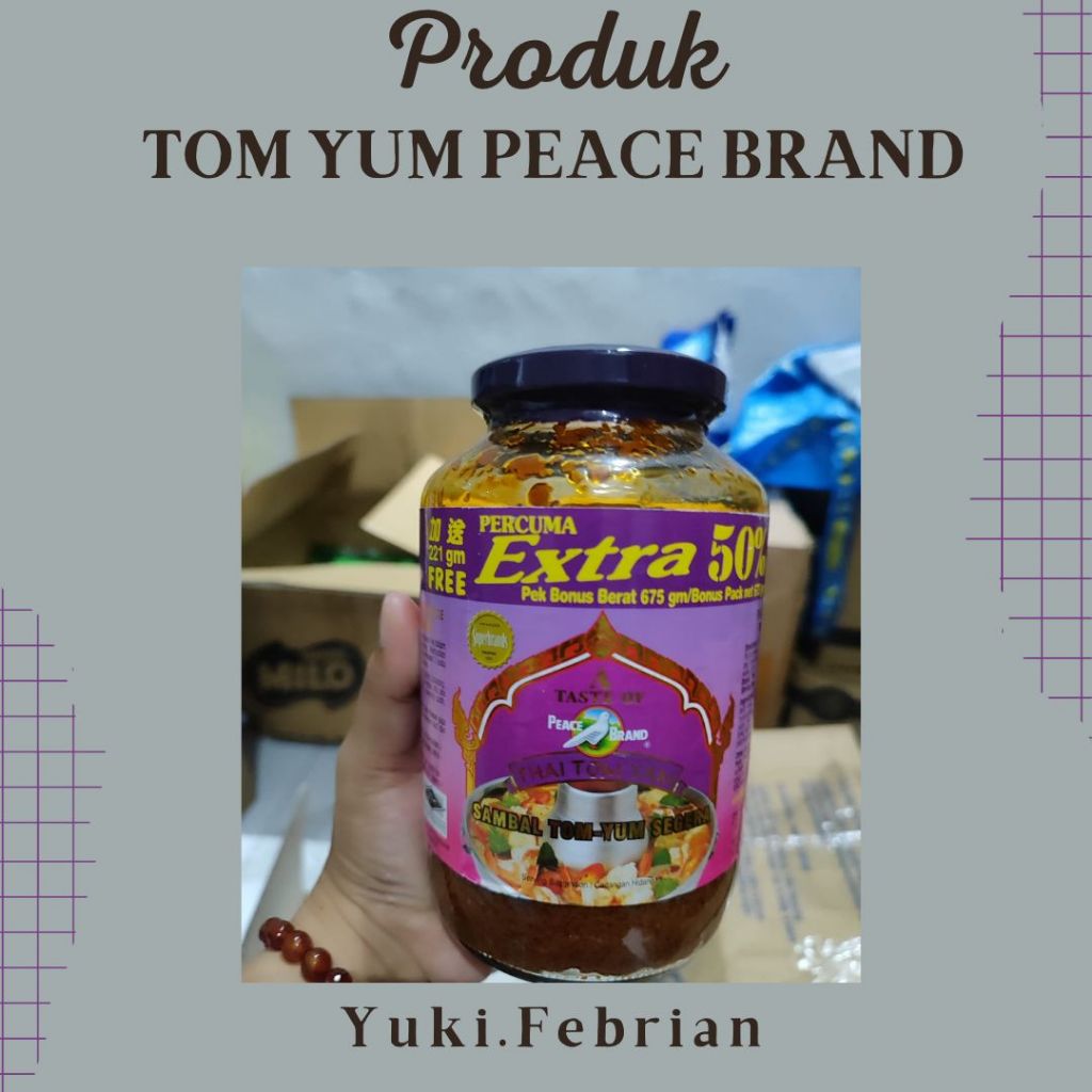 Thai Tom Yam Peace Brand Bumbu TomYam Merpati Tom Yum Thailand