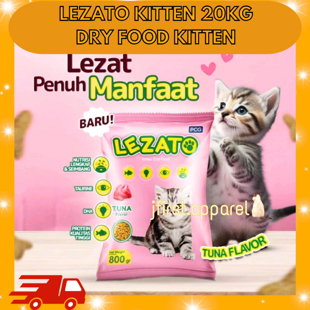 LEZATO KITTEN 20KG | MAKANAN KUCING LEZATO KITTEN