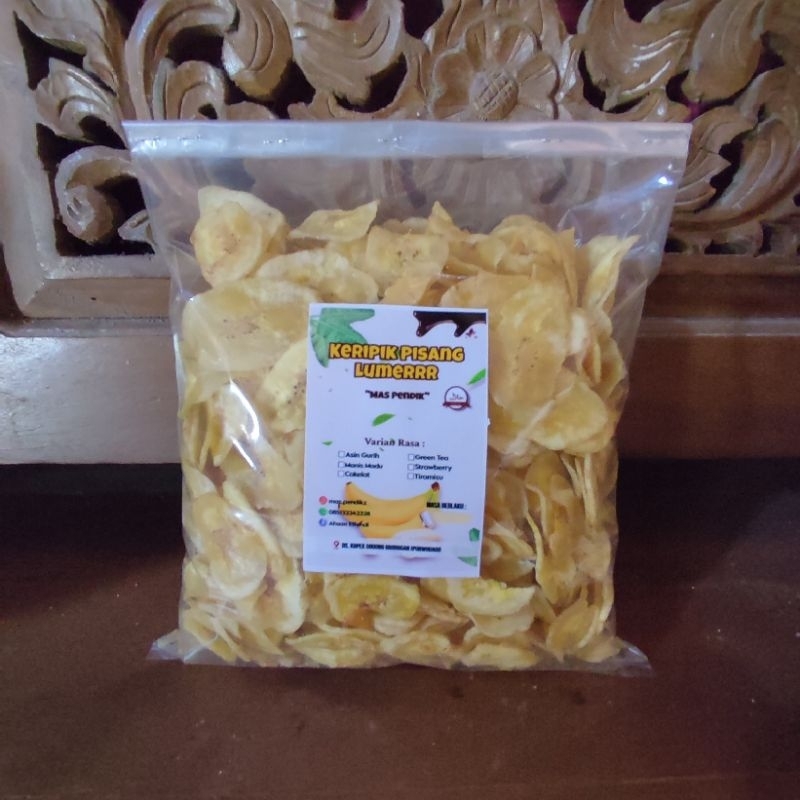 

Keripik Pisang Kepok Original 250gram