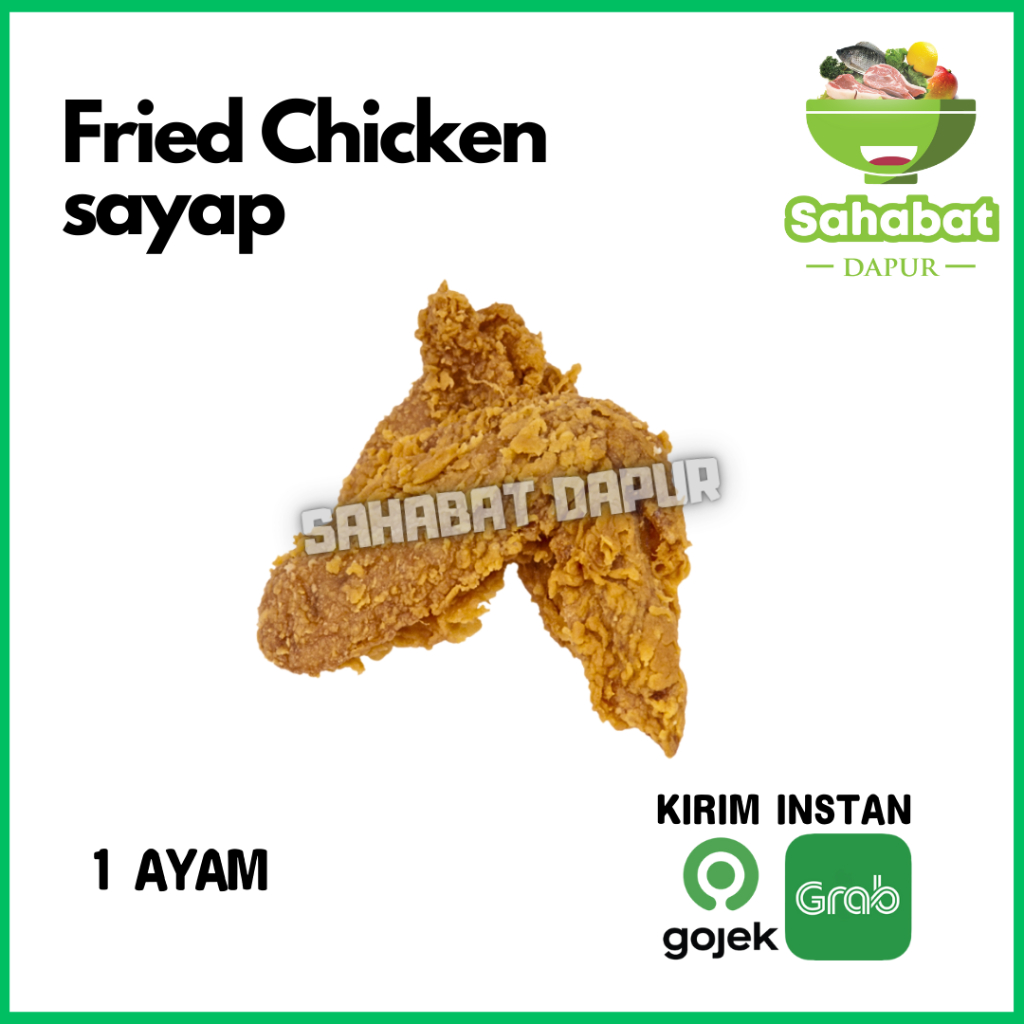 

Ayam / Sayap Fried Chicken - Sahabatdapur