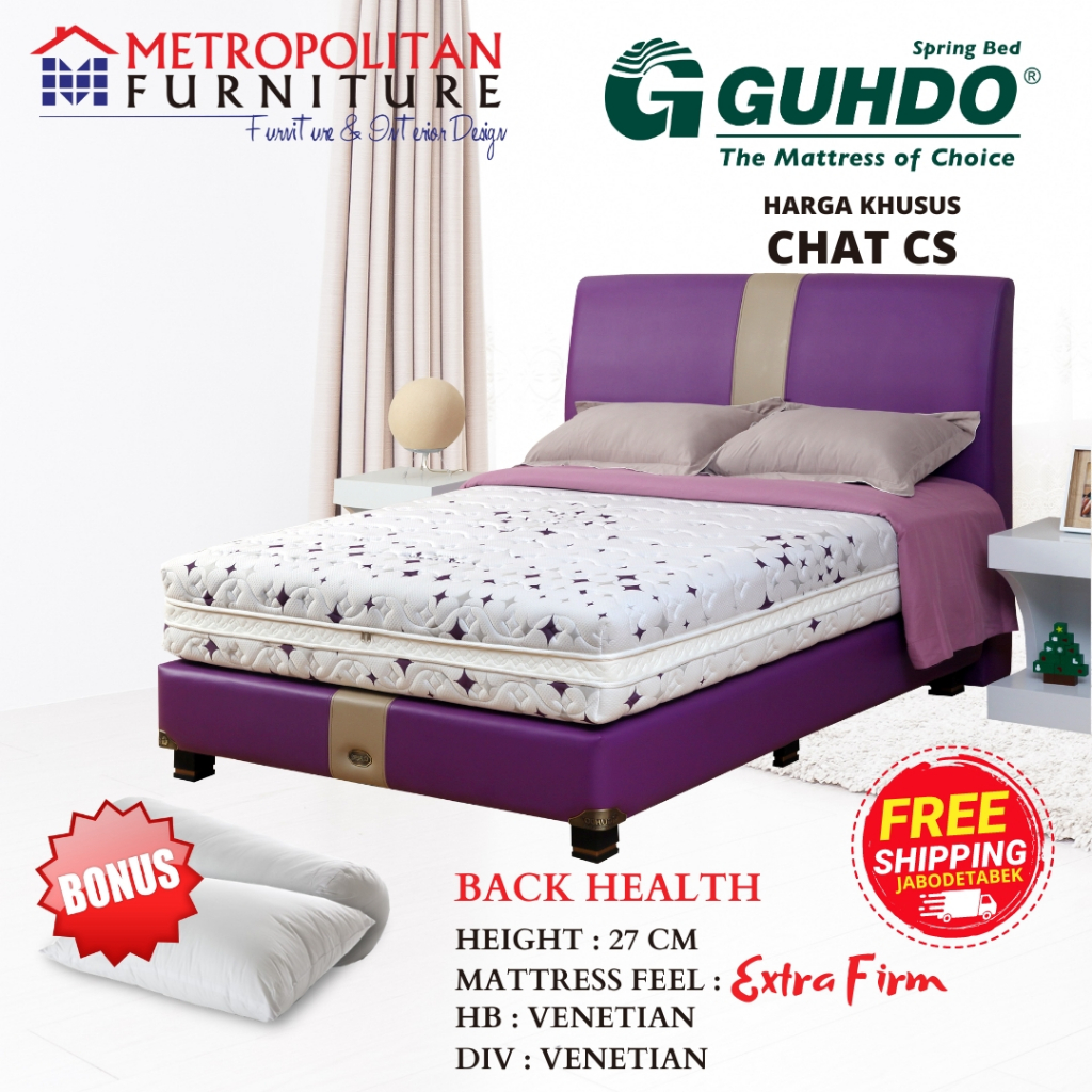 Kasur Springbed Guhdo Back Health FULL SET Venetian Style