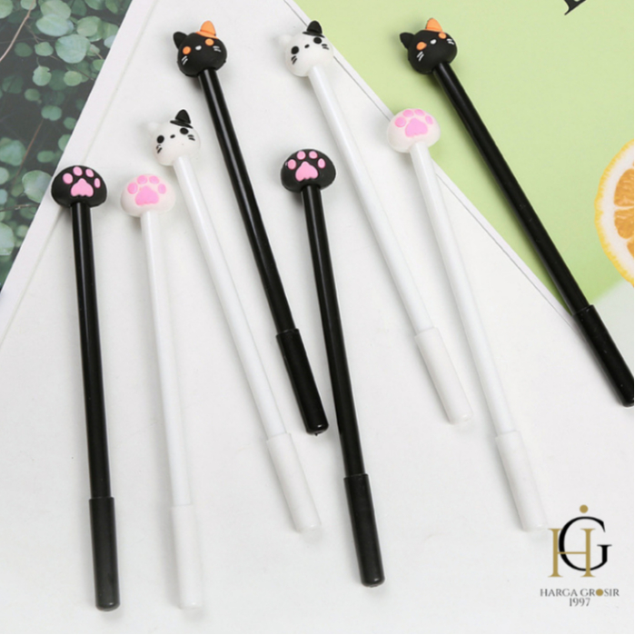 

PULPEN GEL CAT PAW PEN 4PCS/8PCS/12PCS PENA LUCU IMUT KADO UNIK KOREA AESTHETIC COD BISA COD