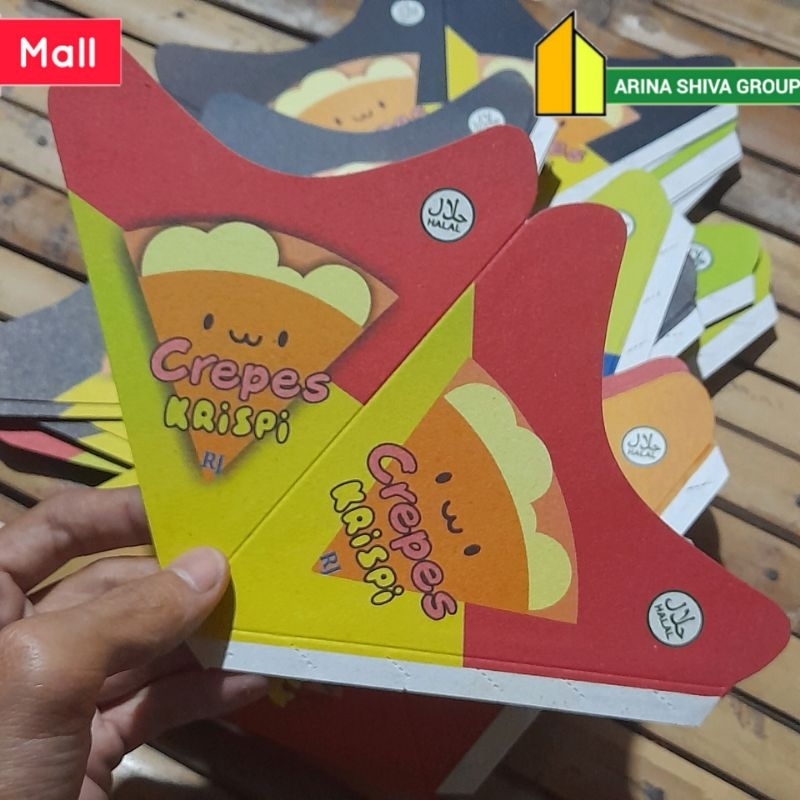 

400 LEMBAR KEMASAN CREPES MINI SUPER QUALITY | KERTAS KREPES CRISPY HIGH QUALITY | BOX LEKKER WAFFLE CROFFLE MURAH PRODUK TERBARU | TOKO KEMASAN ONLINE | TOKO ANEKA KEMASAN OFFICIAL | ARINA SHIVA GROUP | SHIVACORP 2120