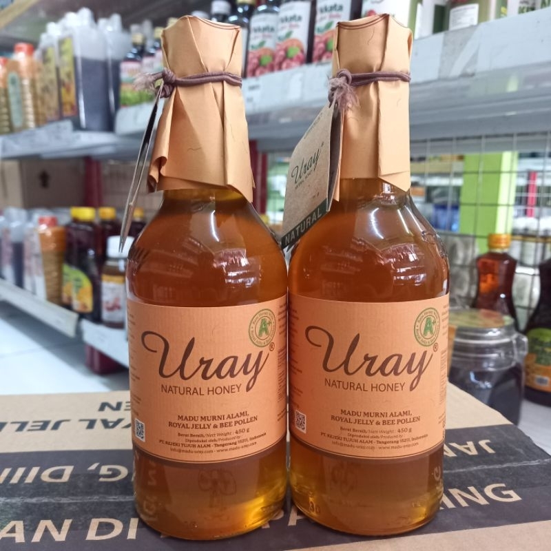 

Madu Uray Madu Lebah Hutan / 100% Raw Natural Honey 450gr