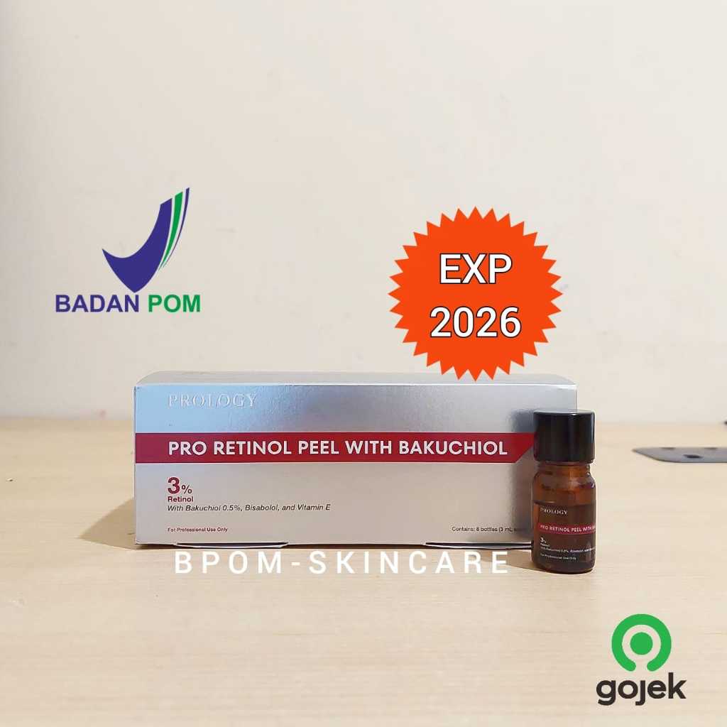 Derma Xp Prology Pro Retinol Peel With Bakuchiol Antiaging Chemical Peeling HALAL