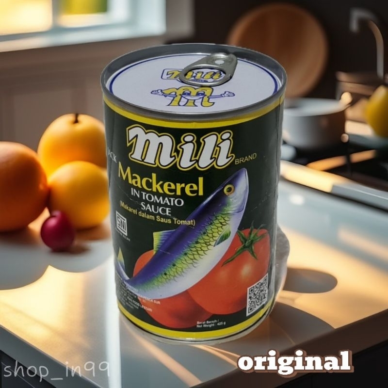 

Sarden Mili Mackerel 425gr original tutup putih