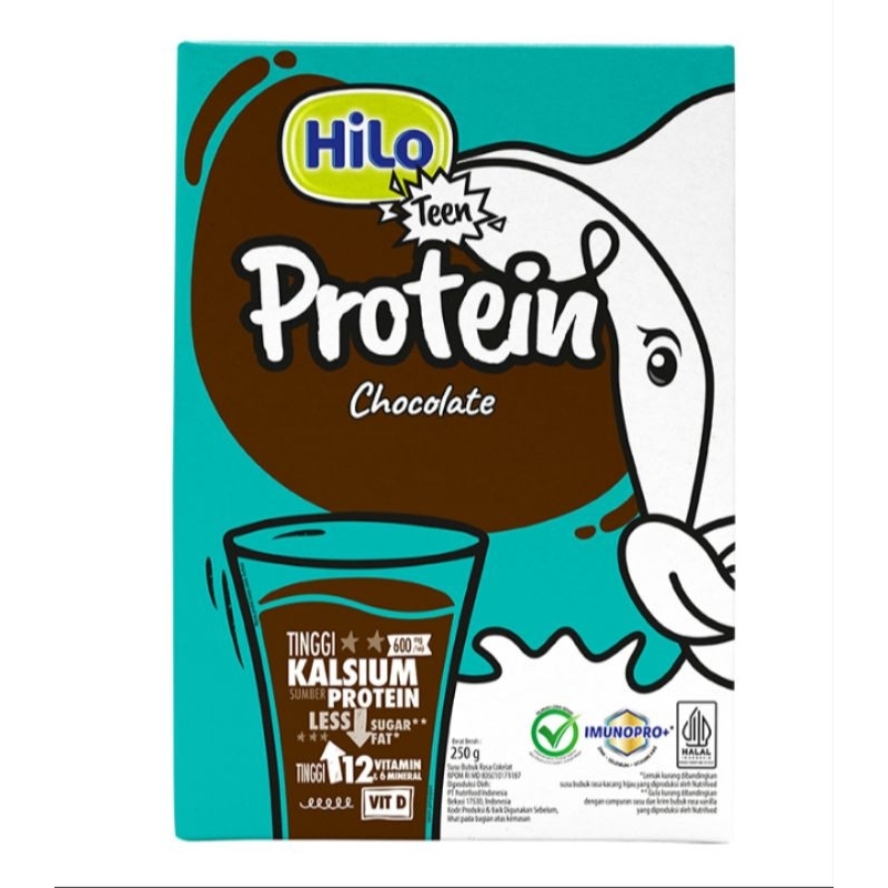 

Hilo Teen Coklat susu bubuk protein