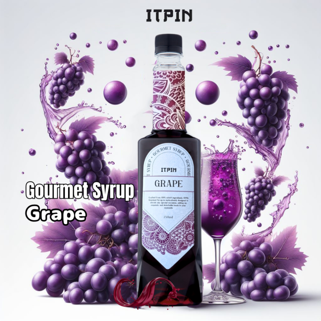 

Itpin Gourmet Syrup Grape 750ml Itpin sirup kemasan 750 ml rasa Anggur