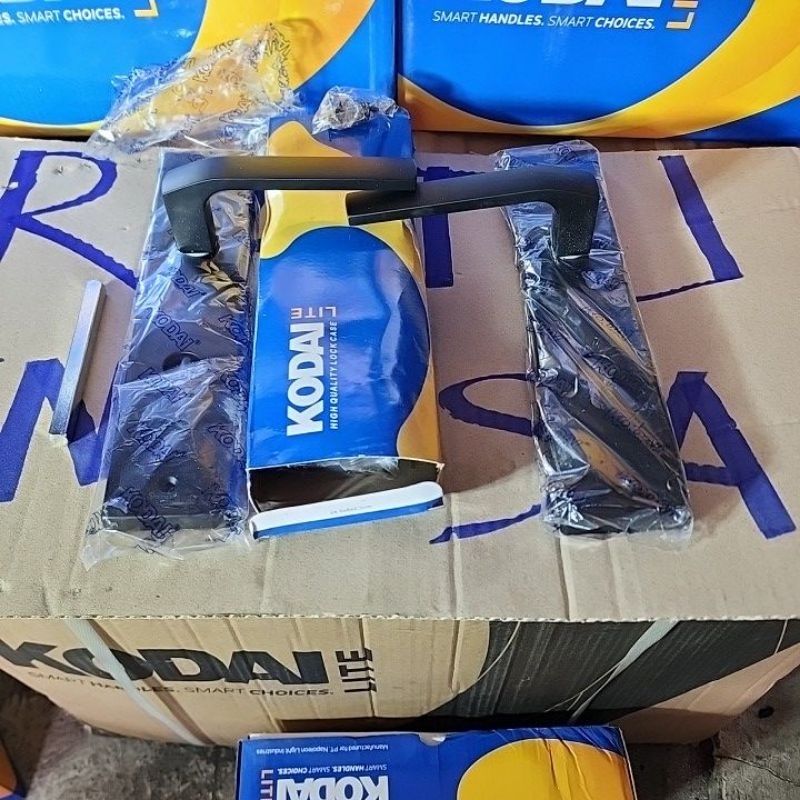 kunci pintu kodai black  warna hitam sesuai foto kunci pintu kodai lite