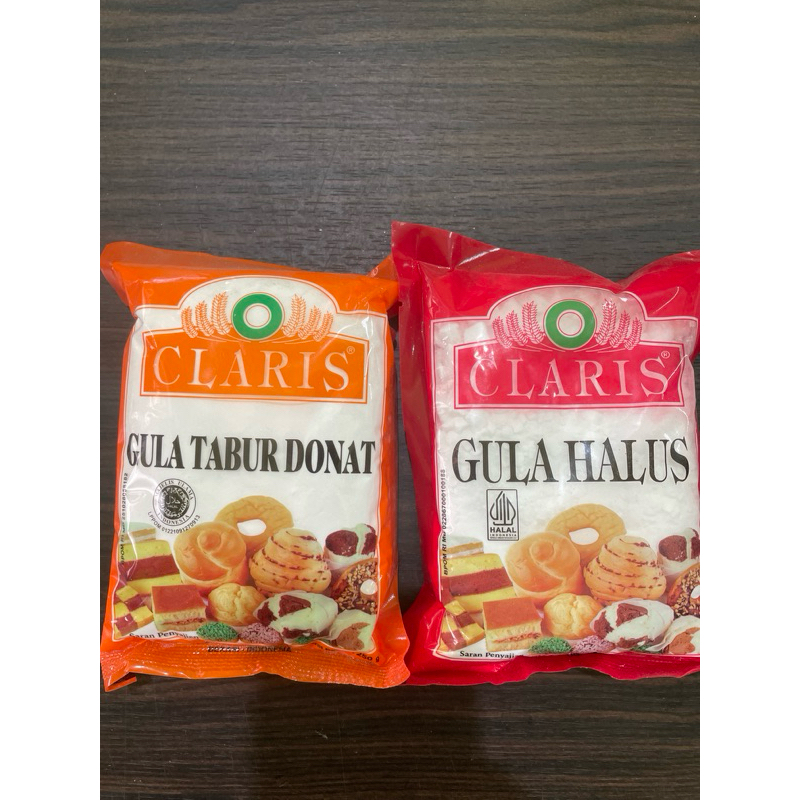 

claris gula halus/gula donut kemasan 250gr