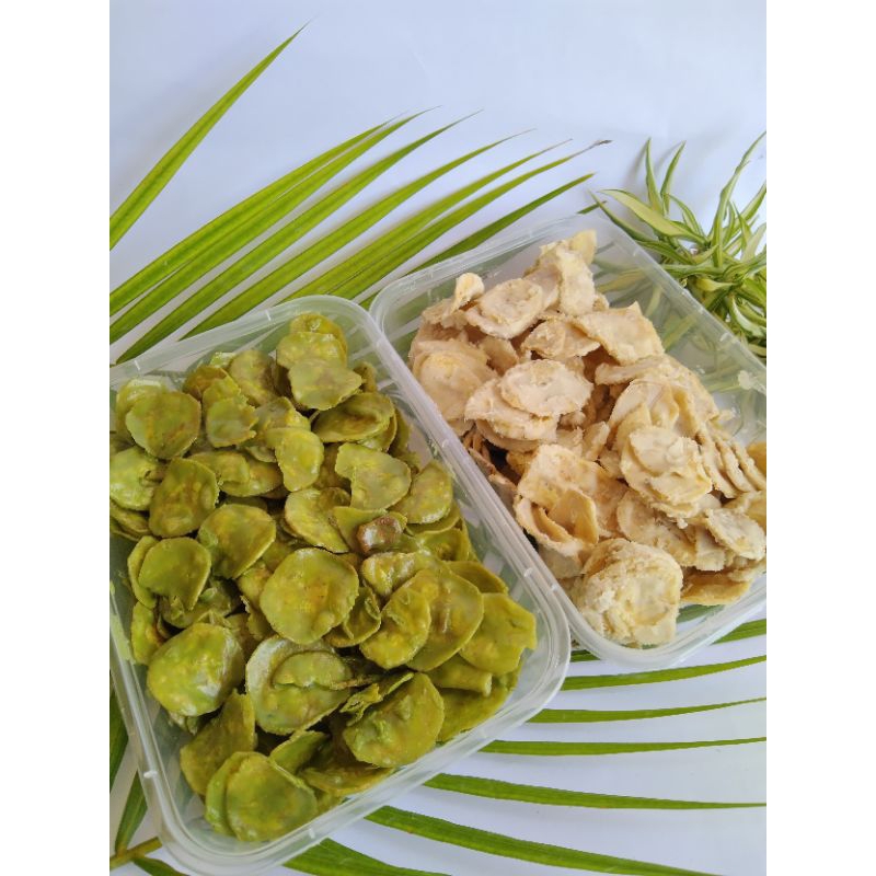 

PAKET BLUNDING KRIPIK PISANG lumer rasa Tiramisu & Greentea uk 150gr/box