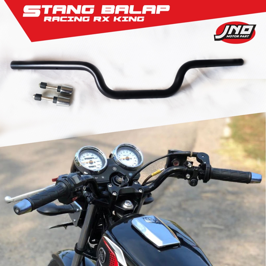 STANG RX KING BYANGKEROK STANG BALAP PENDEK RX KING RACING HITAM PLUS JALU