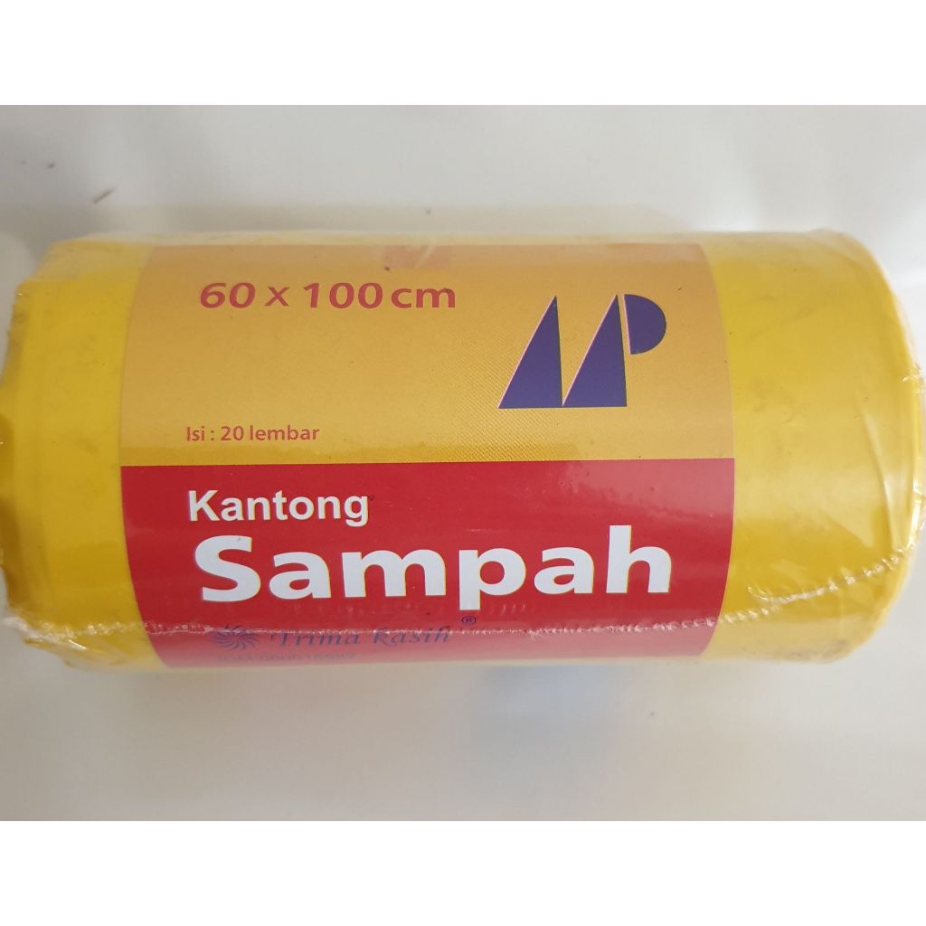 Plastik Sampah Roll /Trash Bag 60 x 100 - Isi 20 Lembar Warna Kuning