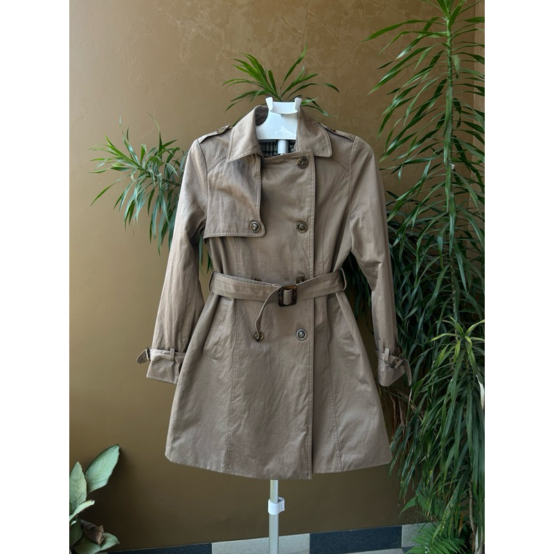 Coat Korea Coklat Preloved
