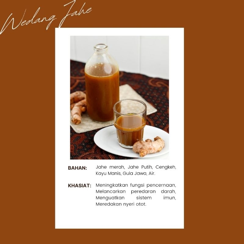 

ROOTED GUT - Jamu Wedang Jahe