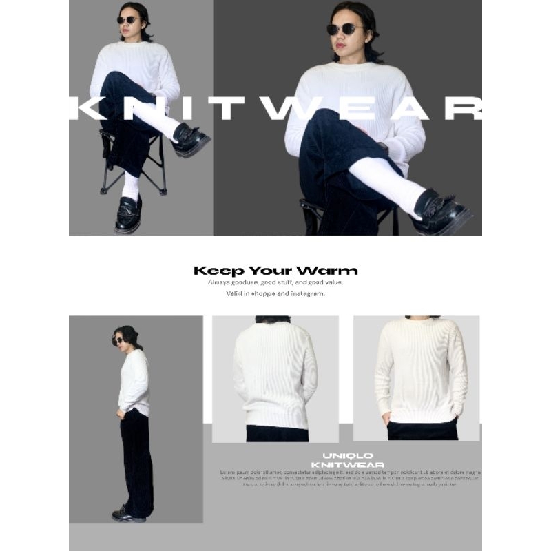 Knitwear Uniqlo || Second Branded
