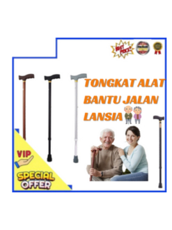 tongkat jalan lipat orang tua lansia tongkat lipat bantu jalan lansia orang tua manula kaki 1 kokoh