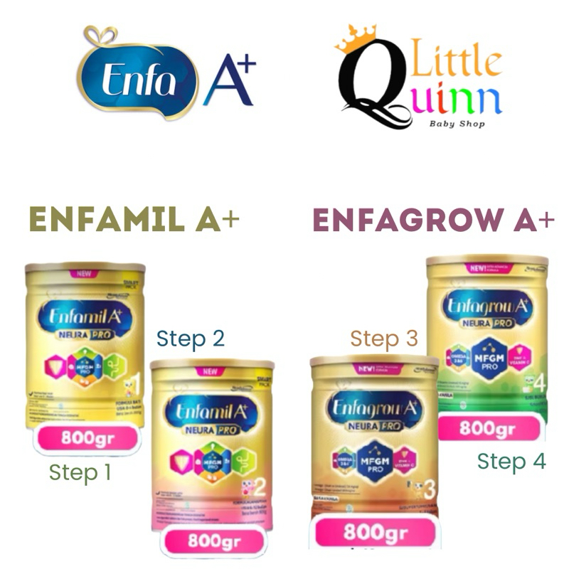 Enfamil A+1 A+2 / Enfagrow A+3 A+4 800gr