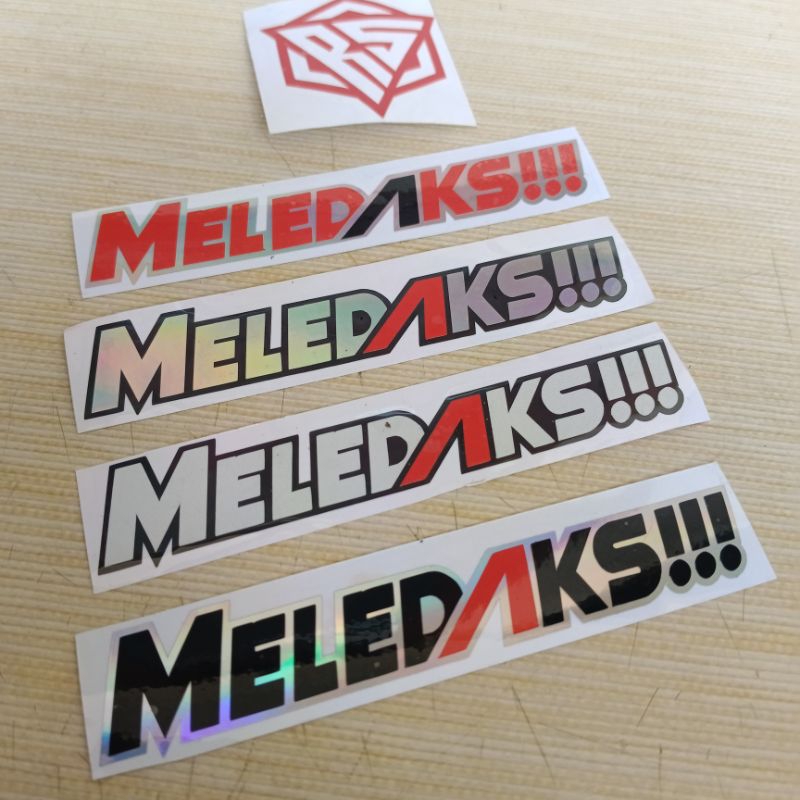 

STIKER CITTING TULISAN MELEDAKS!!!