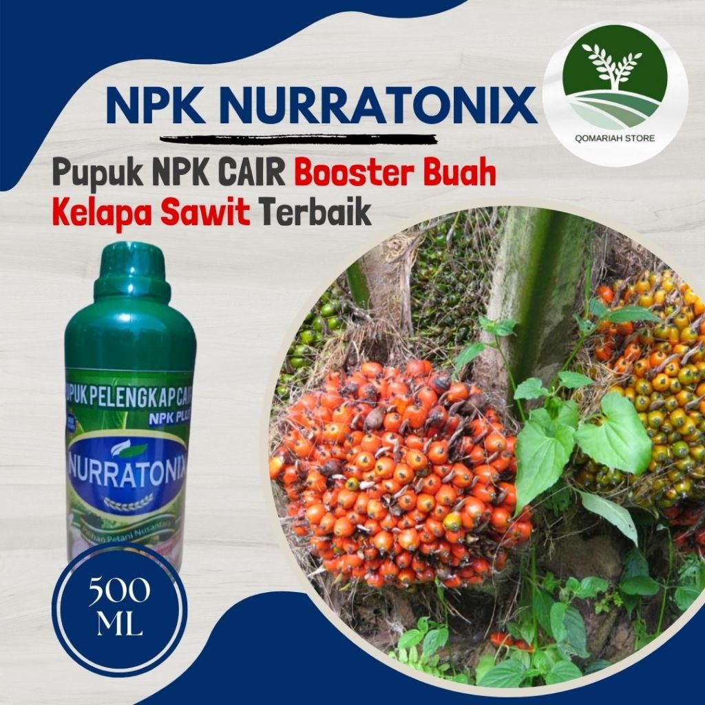 PROMO COD NPK NURRATONIX Pupuk untuk menyuburkan tanaman sawit terbaik - Obat semprot booster buah k