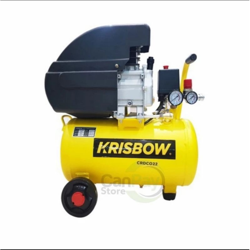 Krisbow kompresor angin 2hp 24l 8Bar