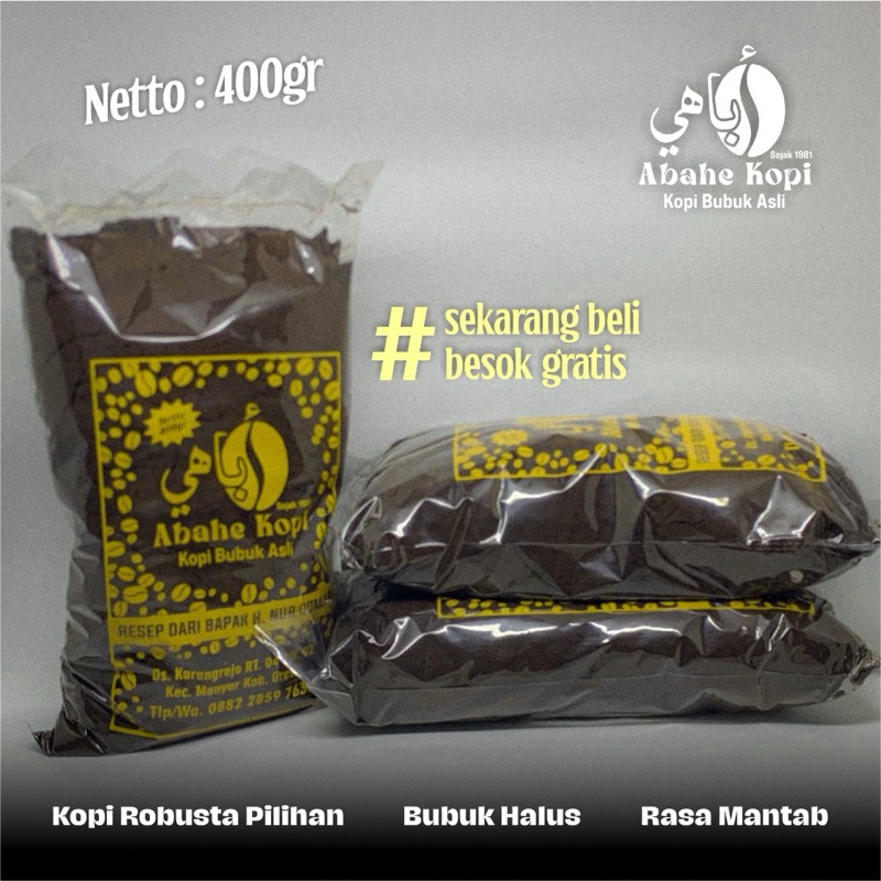 

Abahe Kopi (400gr)
