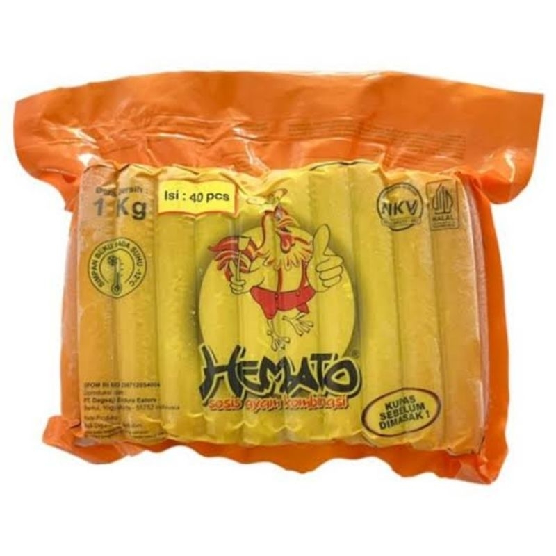 

Hemato Sosis Ayam 1kg isi 40