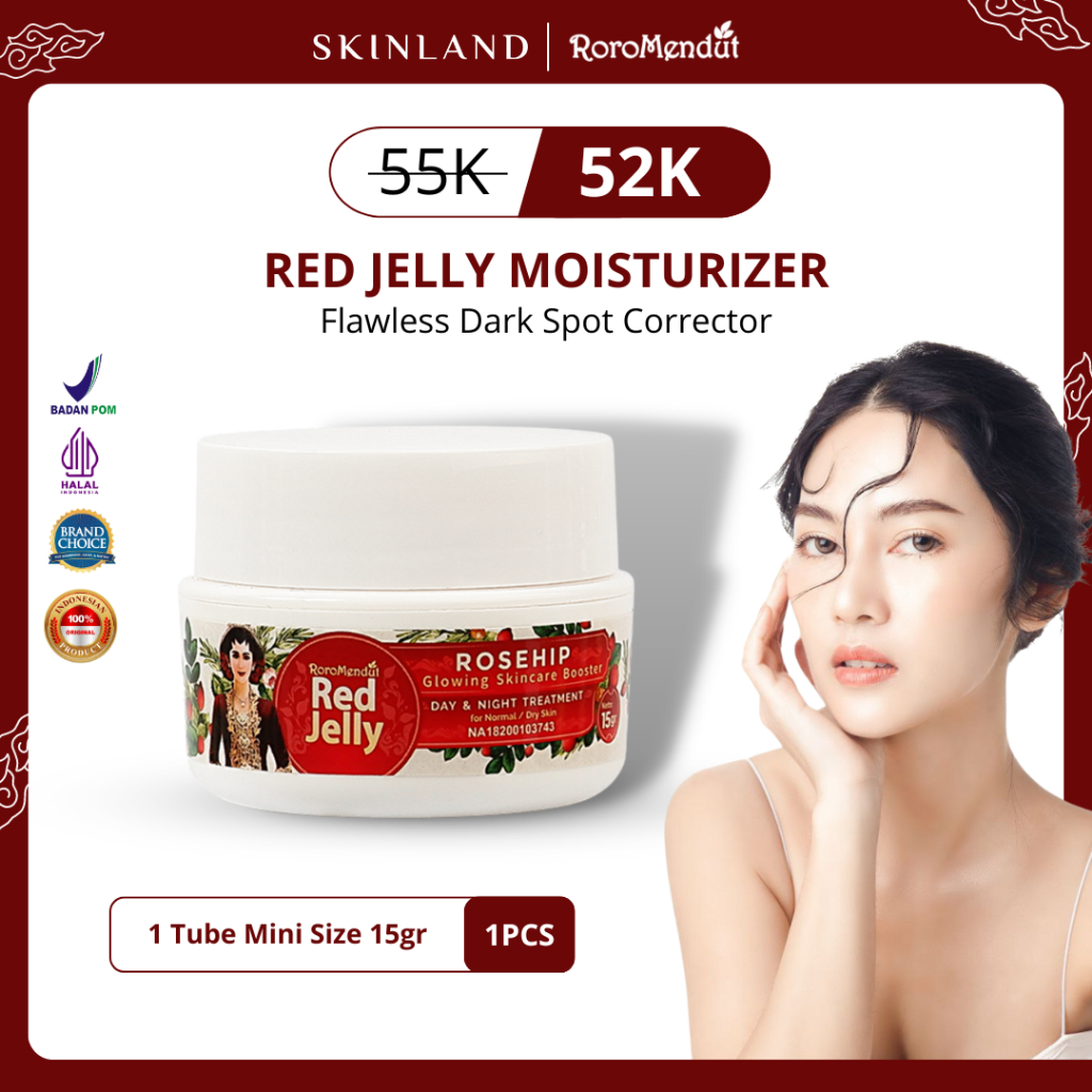 [Roro Mendut] Red Jelly Roro Mendut Moisturizer Skincare Booster Red Jelly Glowing
