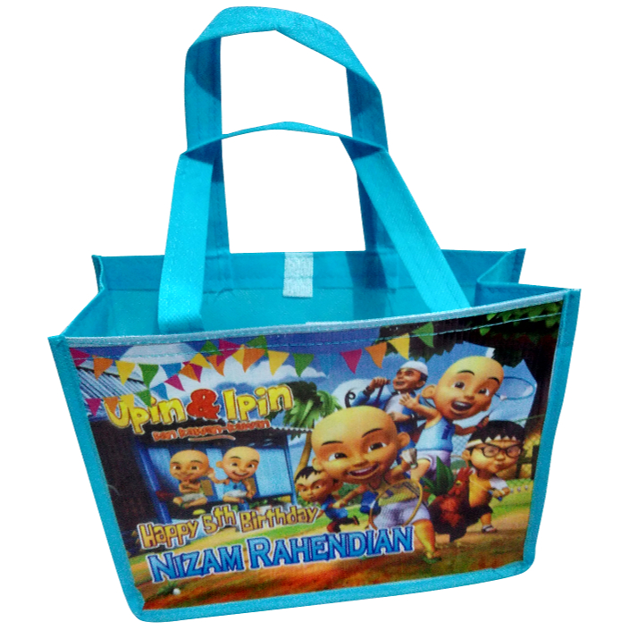 

tas ultah/ tas ulang tahun anak/goodie bag/hampers/souvenir uk. 25x18x20