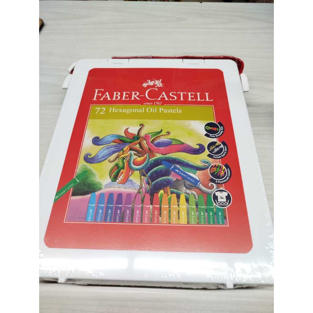 

CRAYON FABER CASTEL PREMIUM 72 WARNA (72 HEXAGONAL OIL PASTEL)