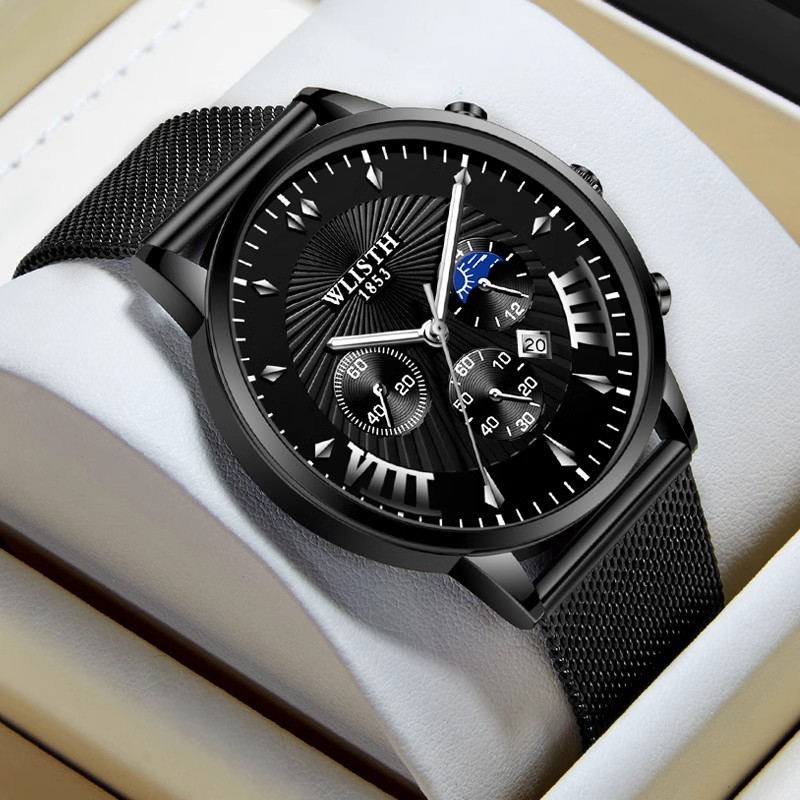 SKMEI 9260 Jam Tangan Pria Analog Chronograph Casual Quartz Tali Kulit MGOS