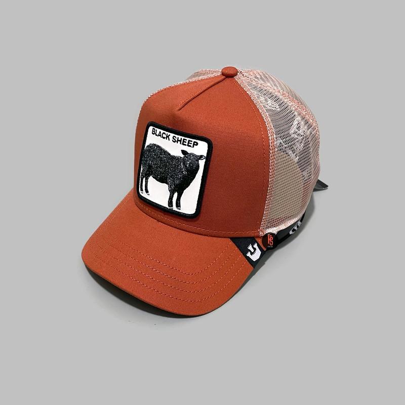 TOPI ORIGINAL GOORIN BROS TRUCKER BLACK SHEEP RUSTY