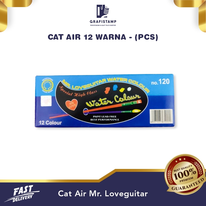 

Cat Air 12 Warna Mr. Love Guitar No.120 (Water Colour) - Pcs