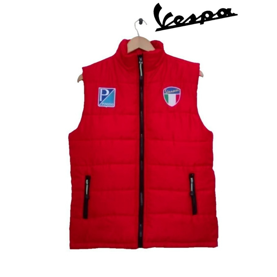 Rompi (Vest) Piaggio VESPA / rompi motor penahan angin / rompi parasut tebal / rompi bikers / rompi 