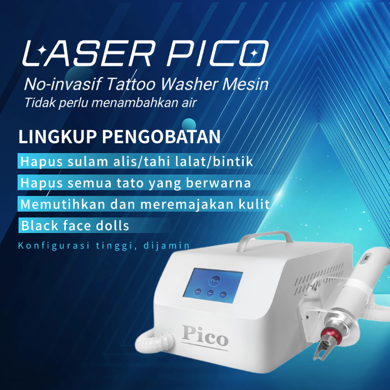 Pico Laser alat Tidak perlu menambahkan air Laser wajah menghilangkan flek laser picosecond versi po